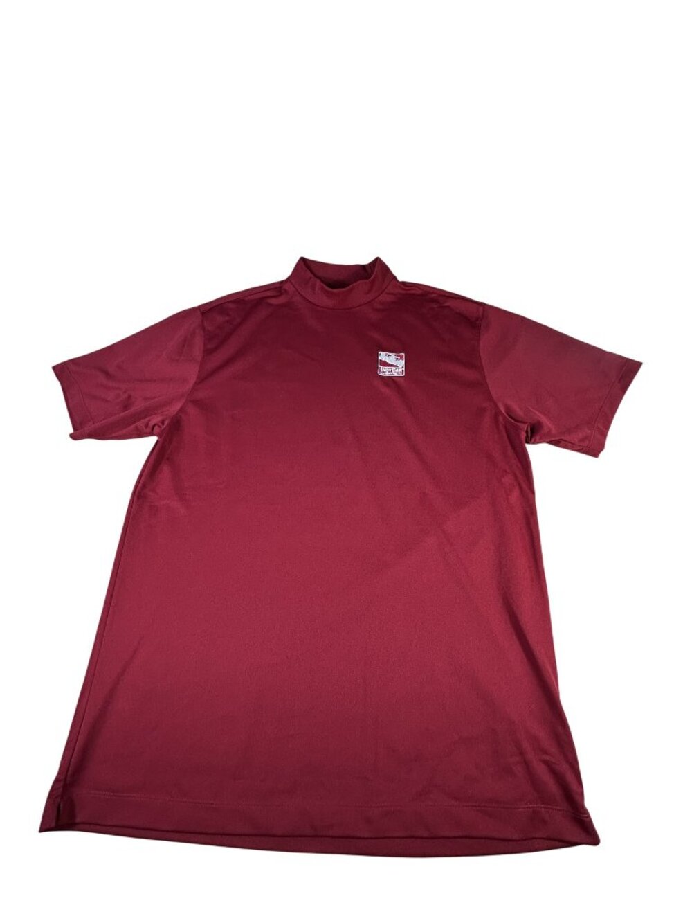 Nike Golf Indy Car Series Red Shirt Sz XL Short Sleeve Sport Golf Racing Fit Dry